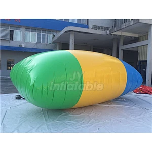 Jumping Pillow Lake Game PVC Inflatable Catapult Water Sports The Blob for Sale