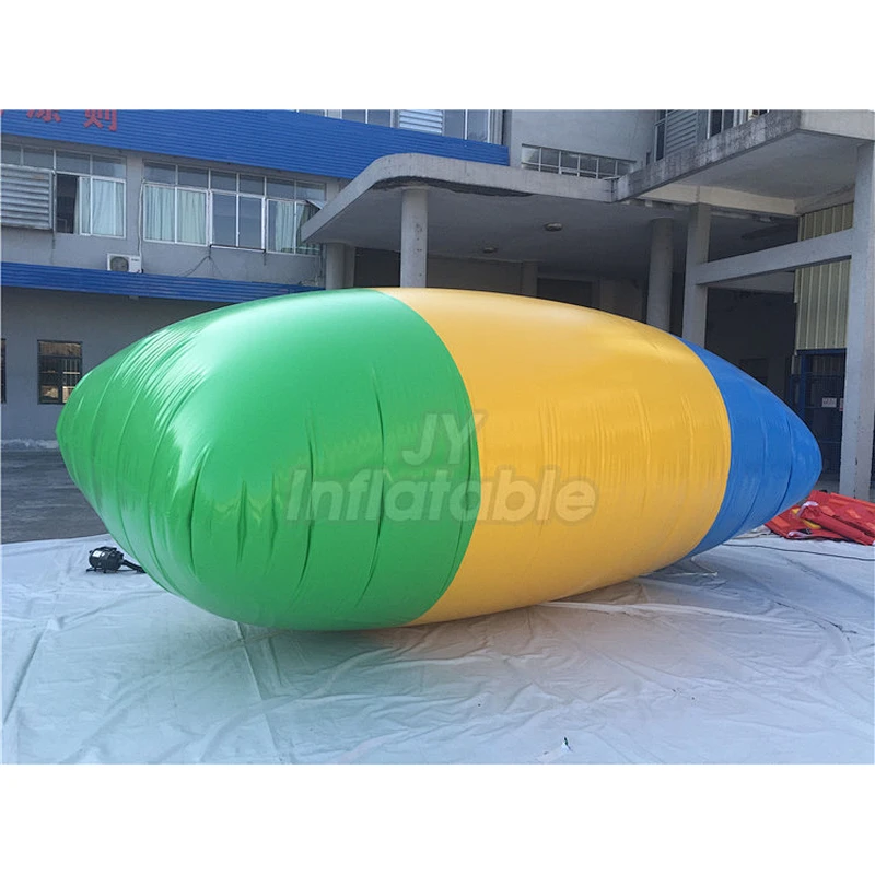 Jumping Pillow Lake Game PVC Inflatable Catapult Water Sports The Blob for Sale