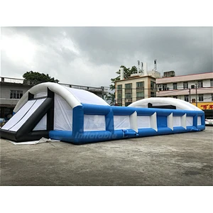 High Quality Customized Size Inflatable Football Field ,New Inflatable Soccer Filed Water Football Arena For Sale