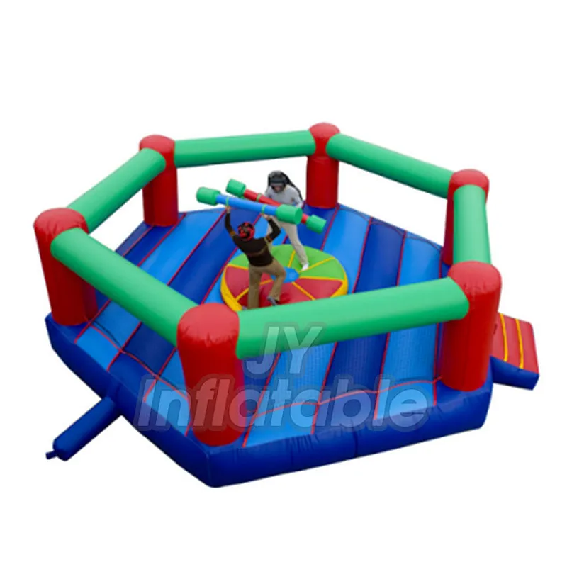 Hot Sale Cheap Price Inflatable Gladiator Joust Arena Games With Pole Sticks For Kids And Adults Tental