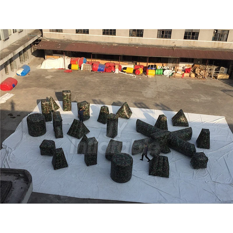 Extreme Sport Game Shooting Practice Laser Tag Arena Archery Fighting Field Inflatable Paintball Bunkers For Sale