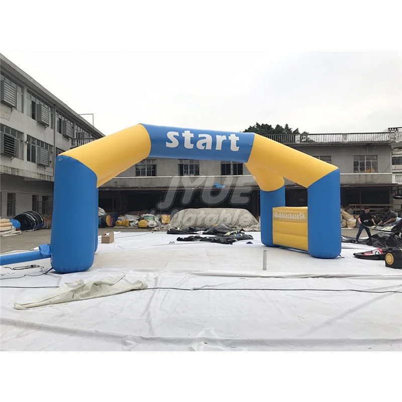 Running Fun Outdoor Advertising Inflatable Start Arch Tent Events