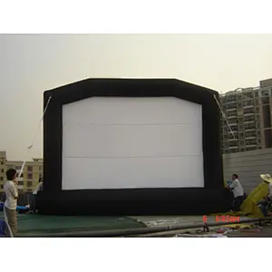 Outdoor Used Commercial Cinema Screen Inflatable Giant Movie Screen For Sale