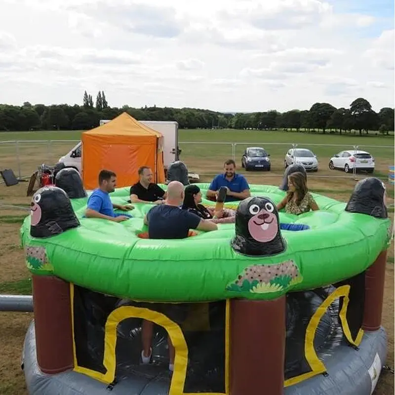 Inflable Juegos 0.55mm PVC al aire libre Adult inflable golpear un juego de mole