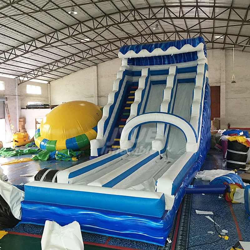 Big Outdoor Playground Adult Cheap Inflatable Blow Up Water Slides For Sale