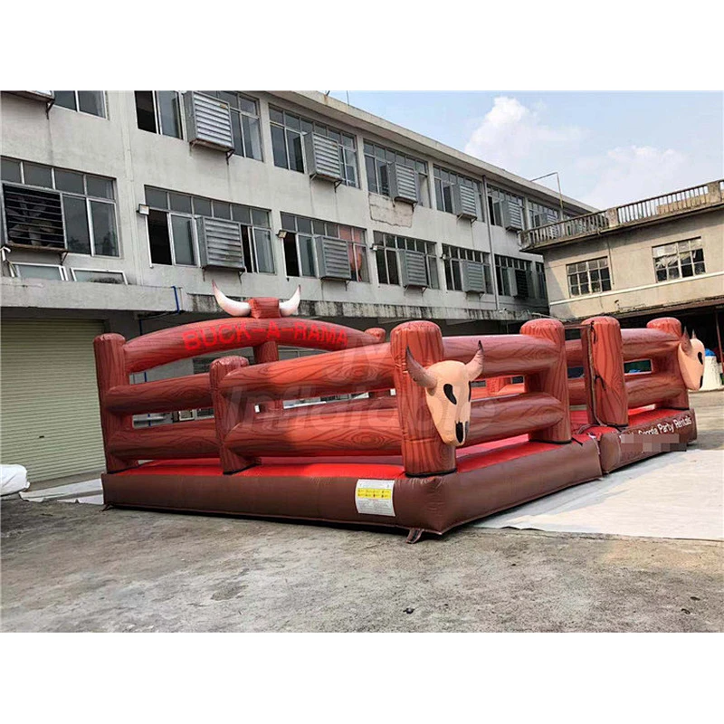 Used Electric Riding Mechanical Bull Wipeout Rodeo Bull Machine Mechanical With Arena Mattress