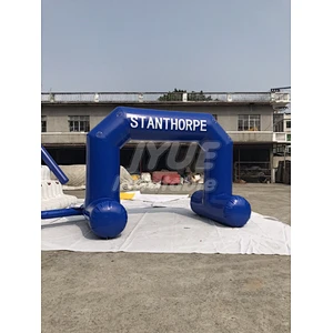 Outdoor Welcome Start Finish Line Inflatable Entrance Archway For Event