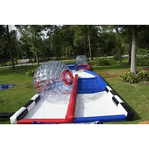 Hot Sale Inflatable Hamster Drag Racing/ Human Hamster Ball Race/ Zorb Race Track With 2 Lanes