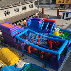 Indoor Playground Equipment New Design Inflatable Aumsement Parks, Air Inflate Theme Park