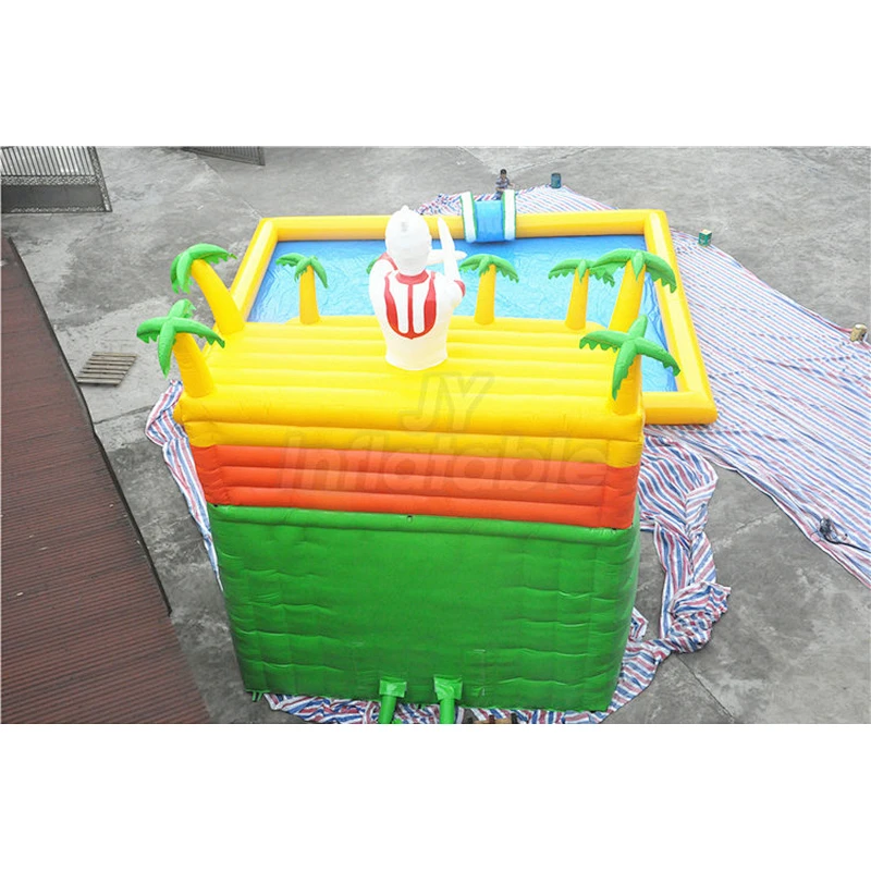 Blow Up Water Pool Slide Kids Inflatable Mini Water Park For Summer