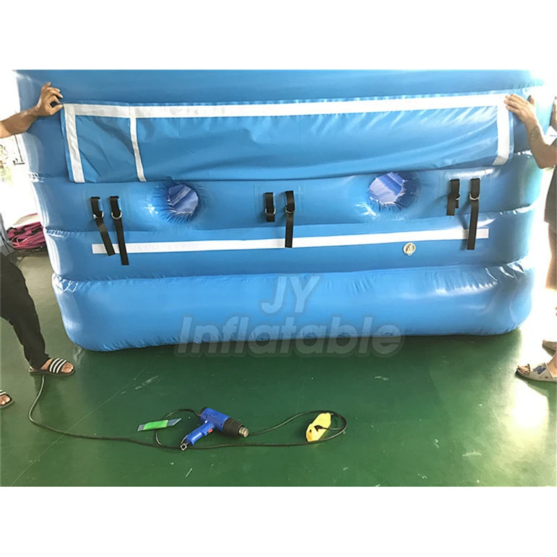 Double Lane 2 Players 10m Inflatable Bungee Basketball Run Bounce House Hire