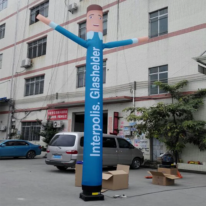 Colorful Blow Up Advertising Man Tube Dancer Inflatable Dancing Tube Man For Sale