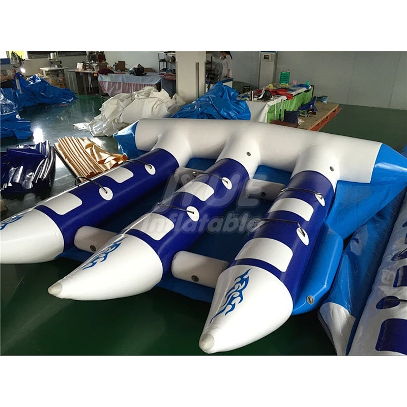 Exciting Model Towable Inflatable Flying Fish Tube Boat For Water amusement