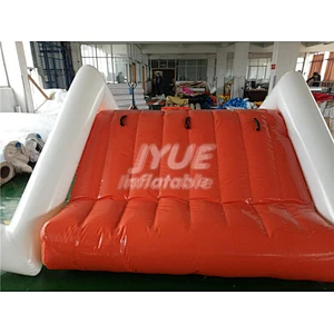 0.9mm PVC Tarpaulin Heat Sealed Inflatable Water Park Floating Aqua Island Climbing Tower Slide