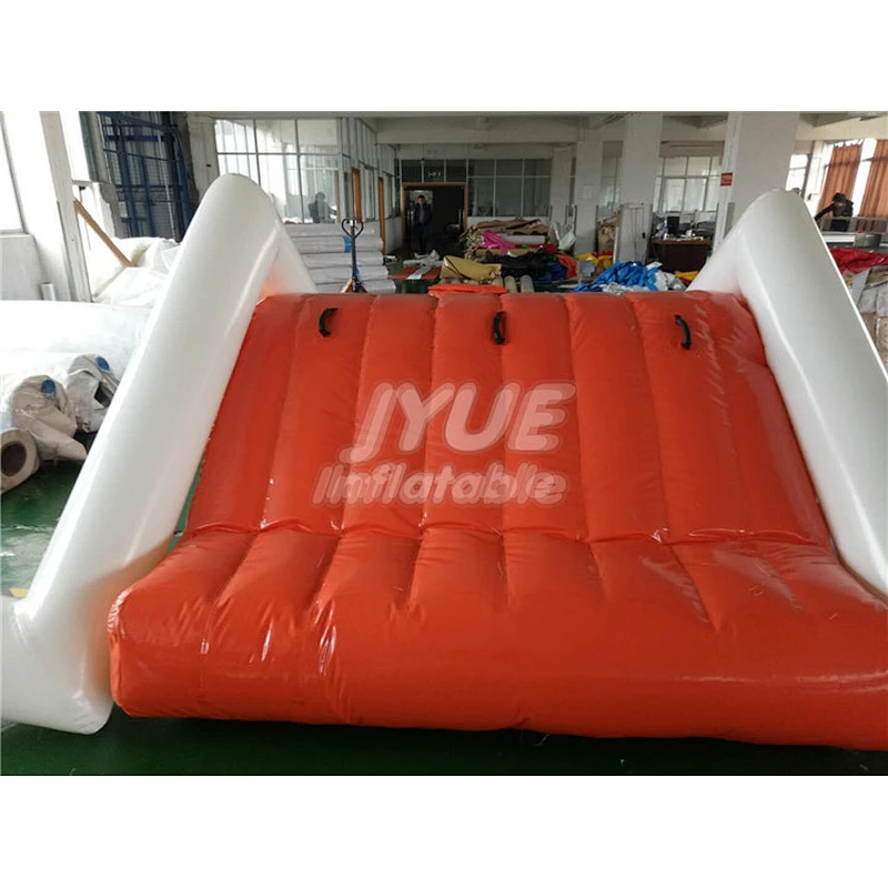 0.9mm PVC Tarpaulin Heat Sealed Inflatable Water Park Floating Aqua Island Climbing Tower Slide