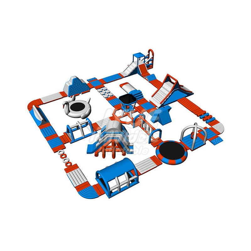 Aquapark Water Game Inflatable Floating Island Park For Kids And Adults