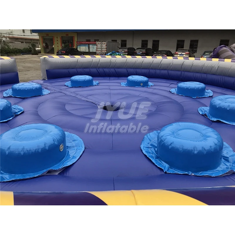 Amusement Park China Outdoor Sport Game Inflatable Wipeout Course For Sale