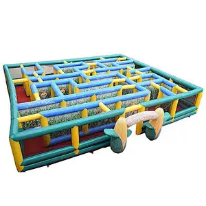 Outdoor Maze Rental, Inflatable Haunted Maze Inflatable Escape Game For Sale