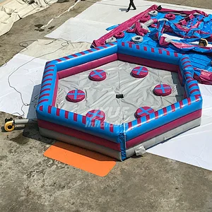 Adult Carnival Games Meltdown Mechanical Ride Wipeout Inflatable Sweeper Emilinator