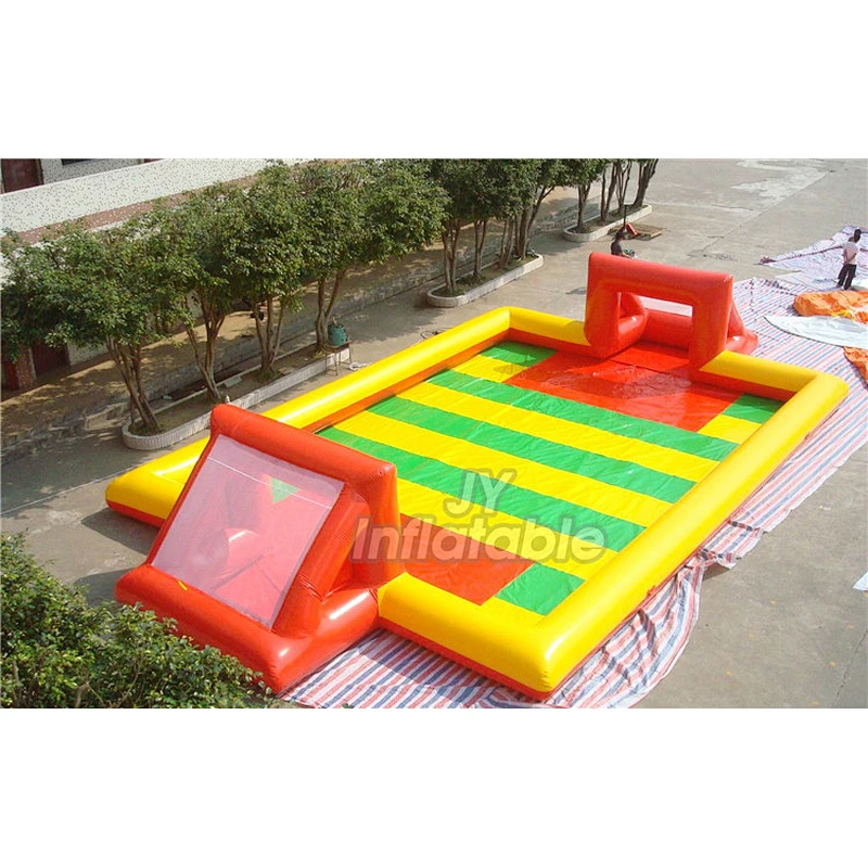 Portable IndoorUsed Football Field Equipment Sport Court Arena Inflatable Water Soap Football Field