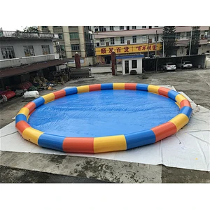 PVC Good Quality Large Round Adults Inflatable Kids Swimming Pool For Water Park
