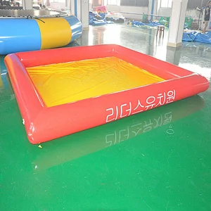 Water Toy Games Deep Pool PVC Inflatable Square Swimming Pool For Kids