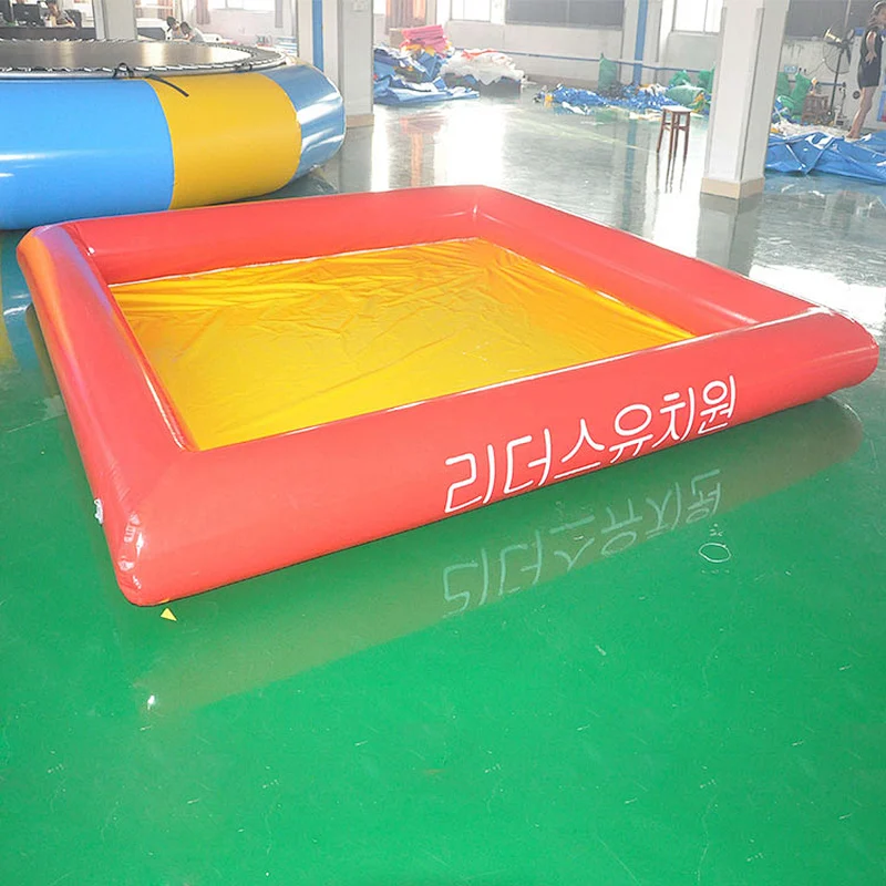 Water Toy Games Deep Pool PVC Inflatable Square Swimming Pool For Kids