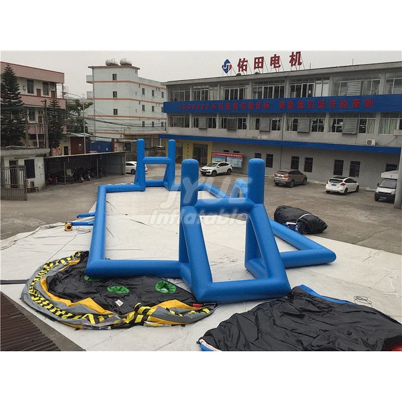 Crazy Portable Inflatable Rugby Field Rugby Pitch Football Pitch For Rugby Goal Post