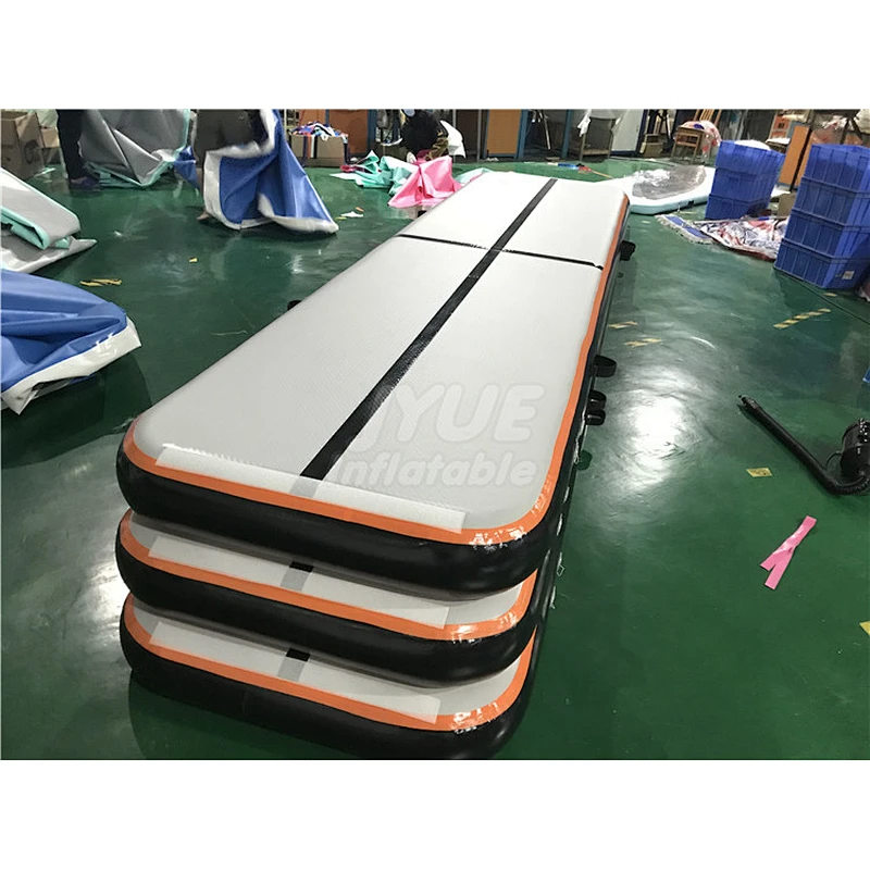 Guangzhou Alibabab Supplies Whole Set Inflatable Gymnastics Air Tumbling Mats Air Track Use Airtrack Factory Cheap Price