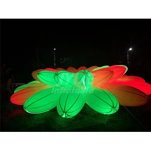 High Quality New LED Inflatable Lighting Flower Lighting Tower For Sale