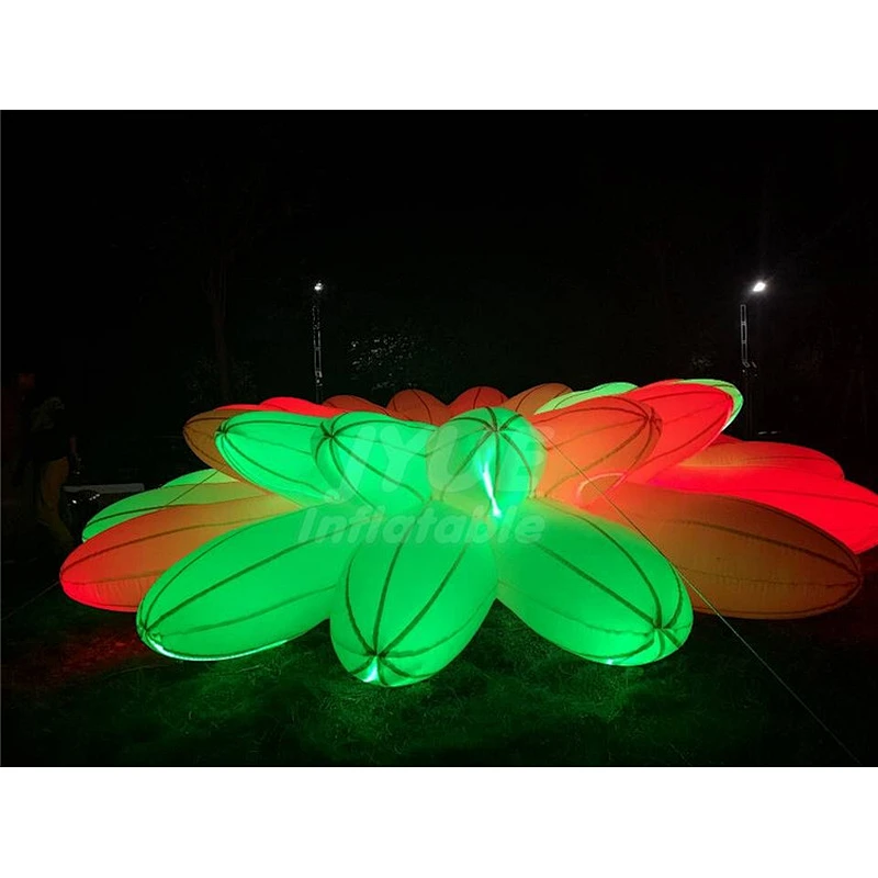 High Quality New LED Inflatable Lighting Flower Lighting Tower For Sale