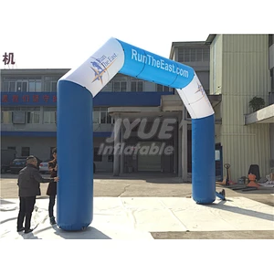 Outdoor Event Promotional Archway Airtight Start Finish Inflatable Entrance Arch