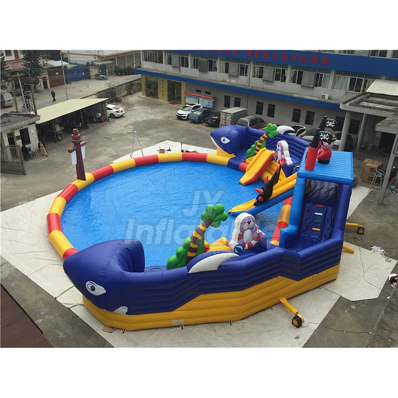 Summer Hot Sale Water Playground Fun Manufacturer Inflatable Water Park For Adults