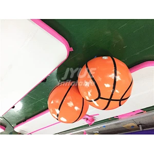 Custom Commercial Inflatable Basketball Shooter Game Basketball Hoop For Water Play
