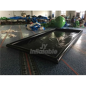 Commercial Easy Set Up Air Seal Type Mobile Wash Mat Inflatable Car Wash Mat