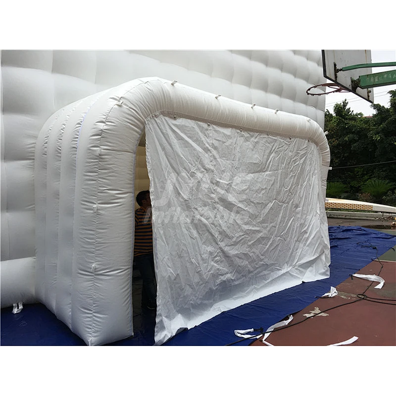 Outdoor White Inflatable Air Cube Tent Wedding Inflatable Party Tent For Event