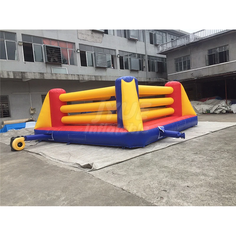 Factory Inflatable Jousting Boxing Ring With Gloves , Inflatable Bouncy Boxing for Kids