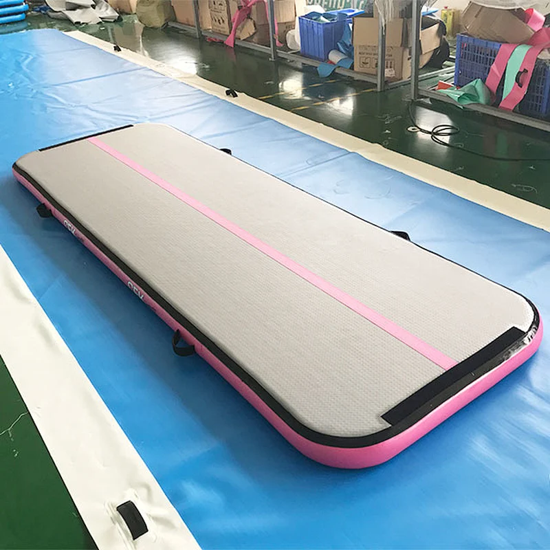 Ready to Ship 3m/4m/5m/6m/8m/12m Tumble Floor Inflatable Airtrack Gymnastics Mats With Logo Printing