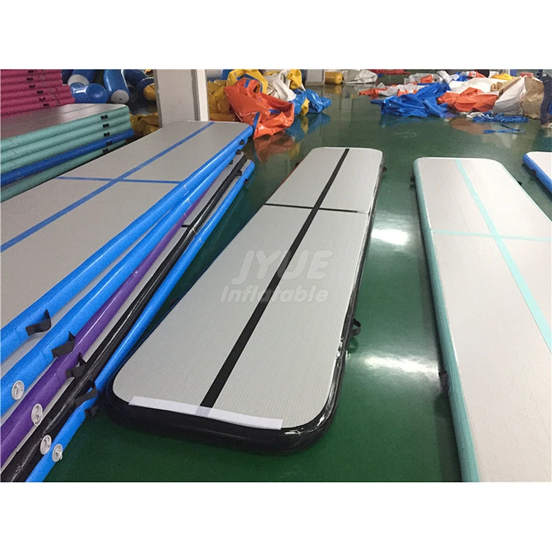 20' Feet Inflatable Airtrick Mats Air Track 6m Floor Mats With Electric Air Pump For Home Use/Training/Cheerleading/Beach