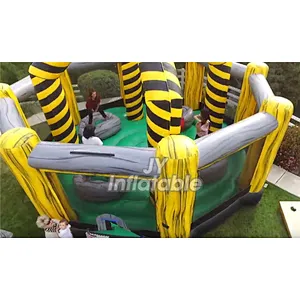 Alibaba China Supplier Inflatable Interactive Wrecking Ball Jumping Games For Party