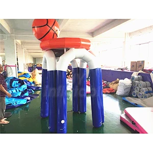 Different Themes Basketball Football Soccer Kick Inflatable Funny 4 in 1 Inflatable Sport Game For Kids And Adults
