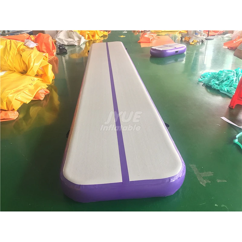 Jiangyue Factory Supplies Wholesale Outdoor Used Cheap Air Tumble Mats Trampoline Inflatable Air Track Gymnastics For Gym