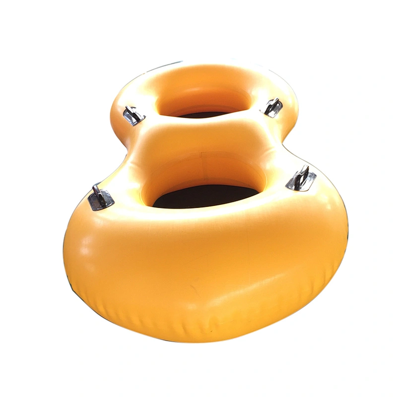 Water Park Slides Pure PVC Two Person Inflatable Floating Water Tubes Manufacturer