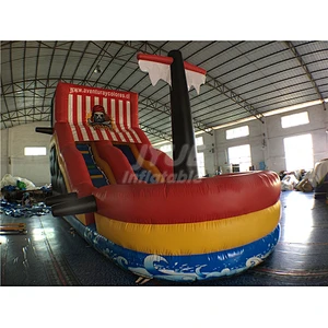 2018 China Factory Price Inflatable Pirate Ship Slide For Party Event With Small Size