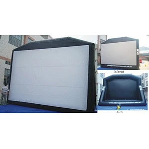 Outdoor Used Commercial Cinema Screen Inflatable Giant Movie Screen For Sale