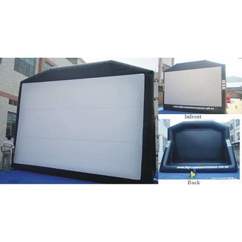 Outdoor Used Commercial Cinema Screen Inflatable Giant Movie Screen For Sale