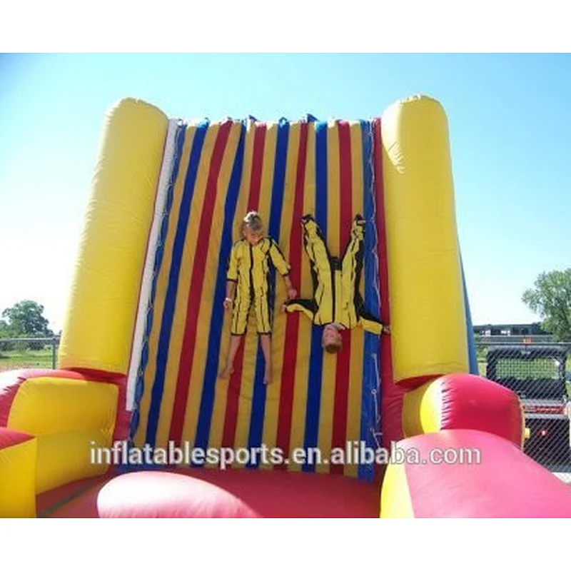 Customized Commercial Inflatable Sticky Wall For Sport Games,Giant Inflatable Air Climbing Wall Sticky Wall For Adults And Kids