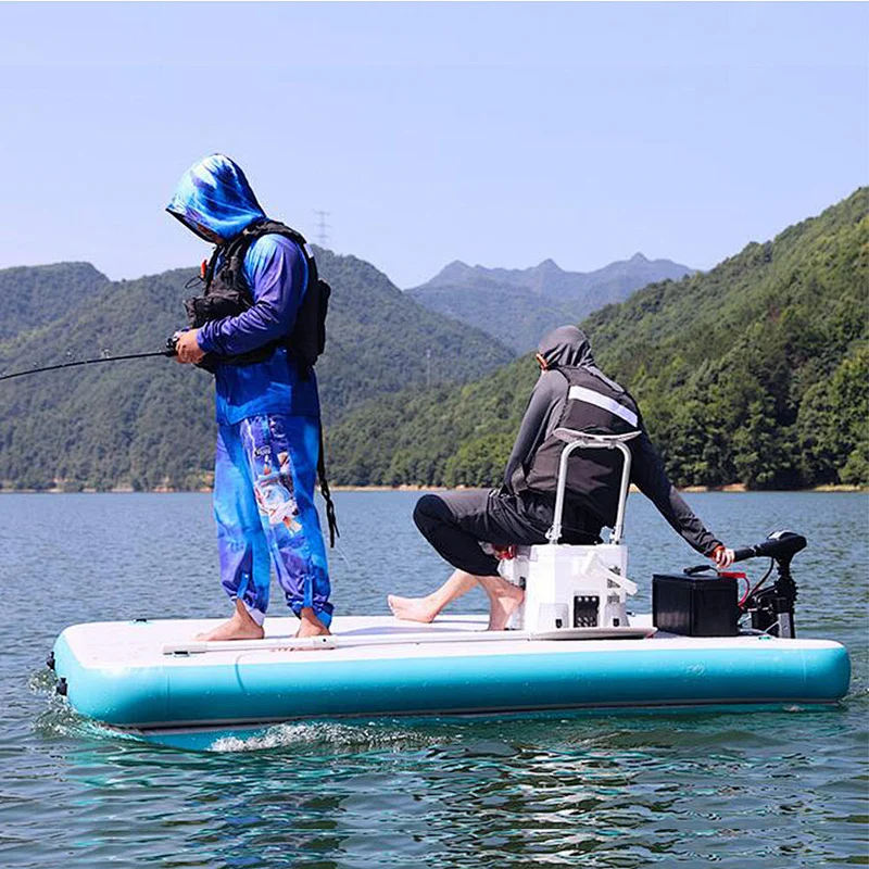 Ready To Ship 3Mx2M Inflatable Water Play Platform Most Popular 20cm Thickness Inflatable Dock Floating For Sale