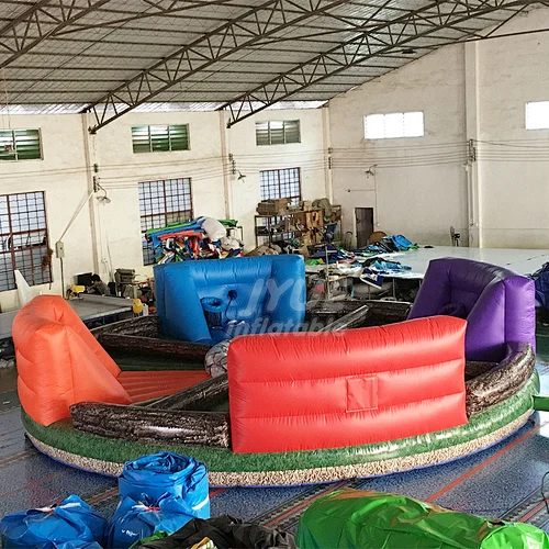 Interactive Inflatable Hungry Hippos Game Bungee Running Games Inflatable Run Sports For Sale