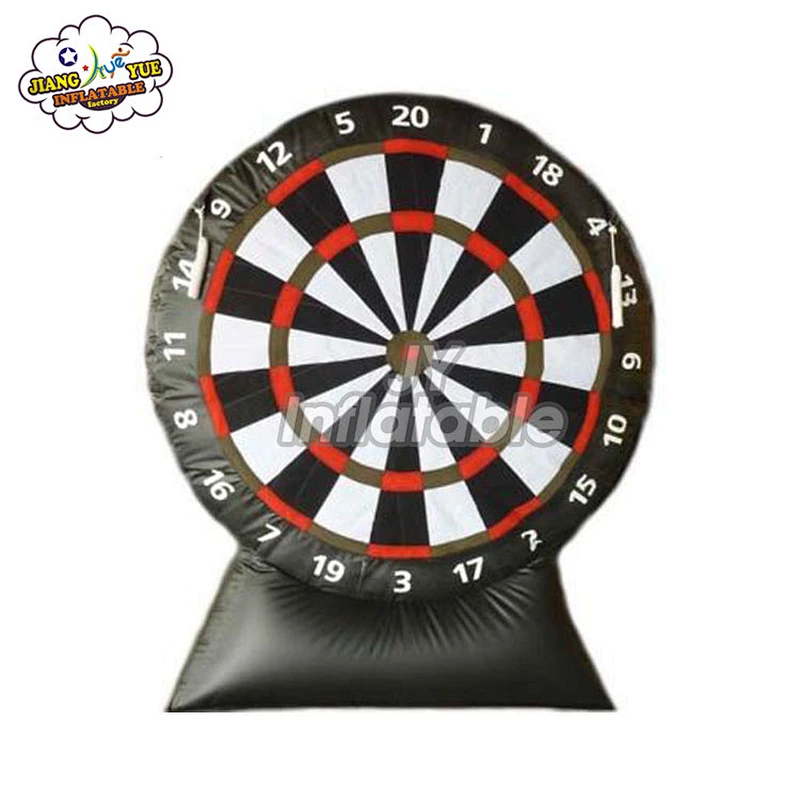Guangzhou Factory Price Cheap Huge Inflatable Football Dart Board Game , Double Side or One Side Football Dartboard